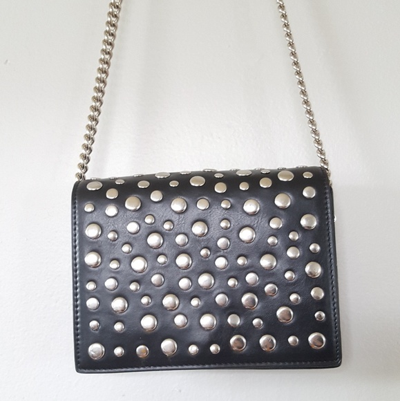 Zara Handbags - Zara black studded crossbody